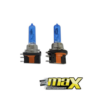 H15 Zone Twin Pack Super White Halogen Bulbs maxmotorsports
