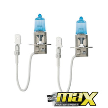 Load image into Gallery viewer, H3 Zone Twin Pack Super White Halogen Bulbs maxmotorsports
