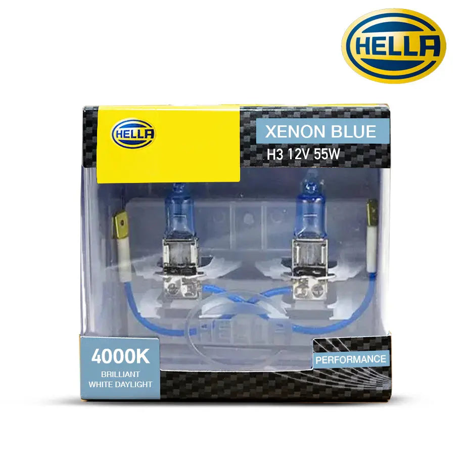 Hella H3 Xenon Blue 55 Watts Bulbs Hella