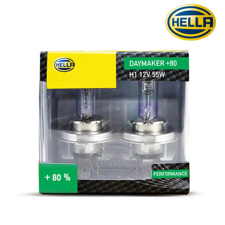 Hella H4 Daymaker +80 Bulbs Hella