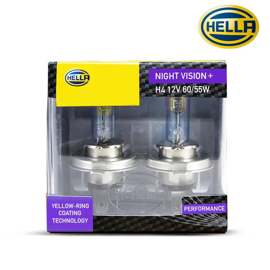 Hella H4 Night Vision+ Bulbs Hella