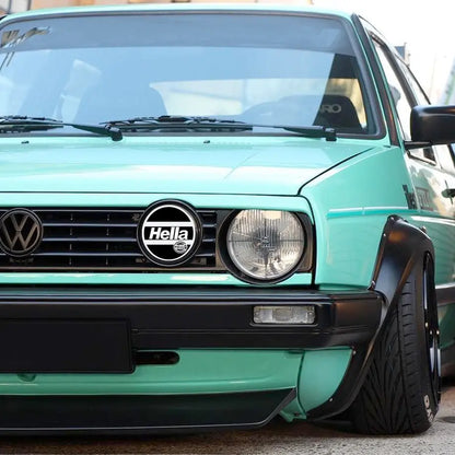 Hella Round Headlight Vinyl Stickers - (12.5cm) Max Motorsport