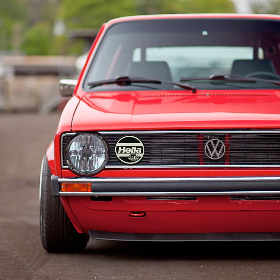 Hella Round Headlight Vinyl Stickers (12.5cm) - Pair Max Motorsport