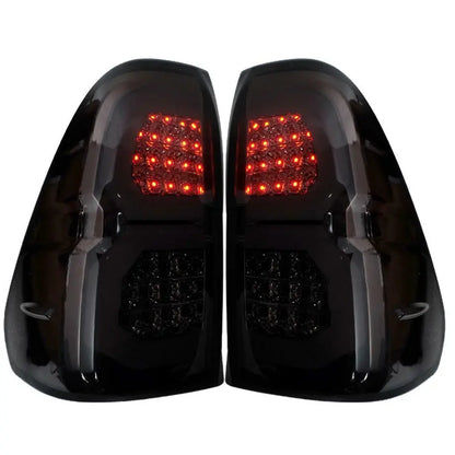 Hilux Revo Smoked Black LED Taillights (16-21) Max Motorsport