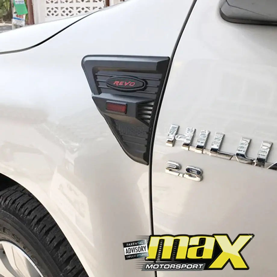 Hilux Revo (15-17) 25 Piece Matte Black Accessory Kit maxmotorsports