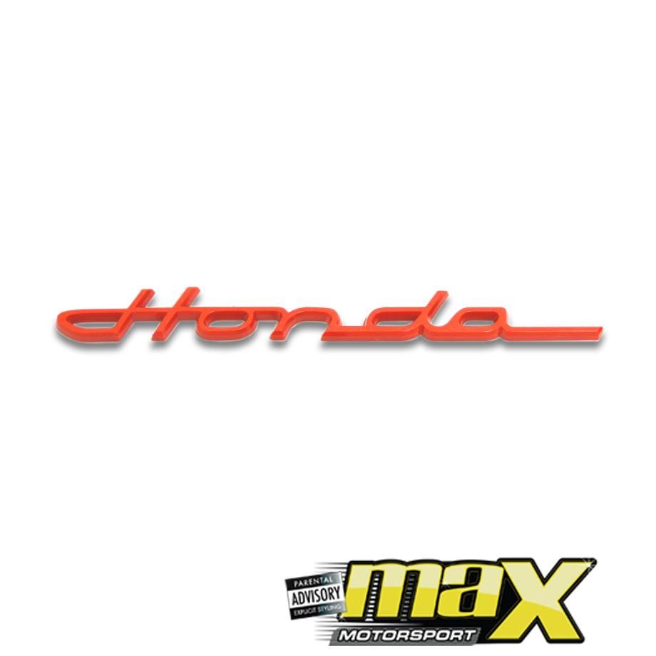 Honda Badge (Red) maxmotorsports