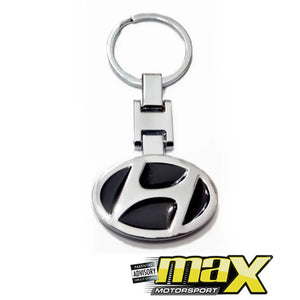 Hyundai Branded Chrome Key Ring maxmotorsports