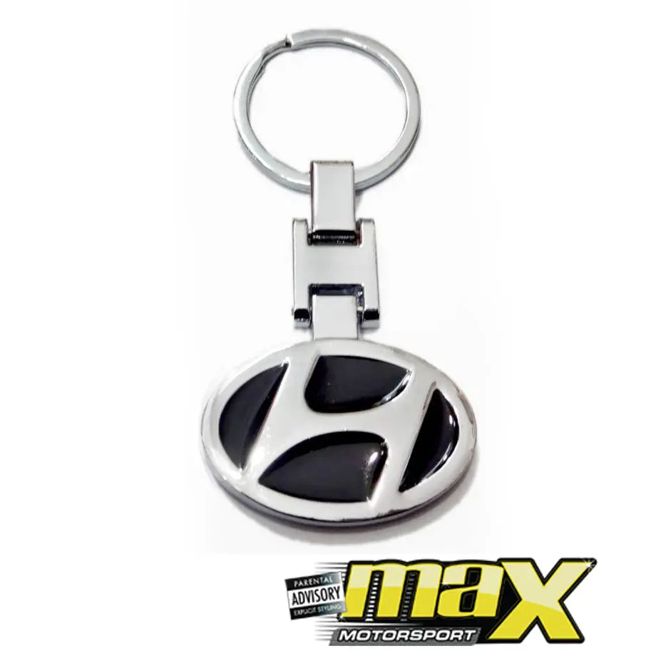 Hyundai Branded Chrome Key Ring maxmotorsports