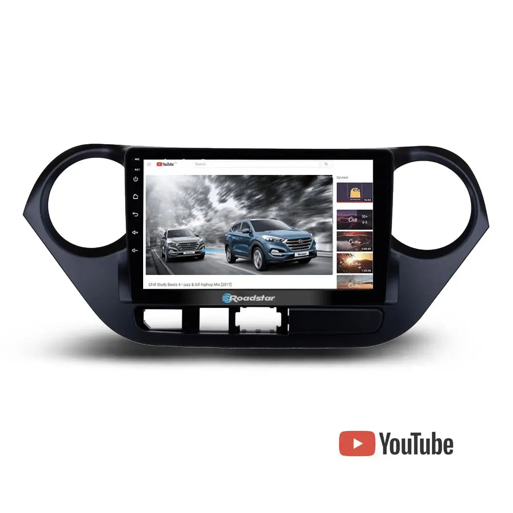 Hyundai i10 - 9 Inch Roadstar Android Entertainment & GPS System Max Motorsport