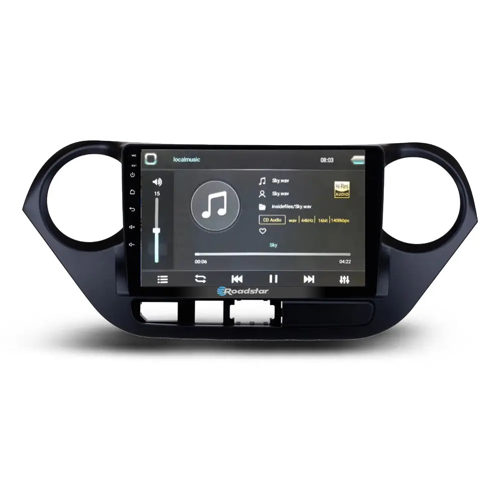 Hyundai i10 - 9 Inch Roadstar Android Entertainment & GPS System Max Motorsport