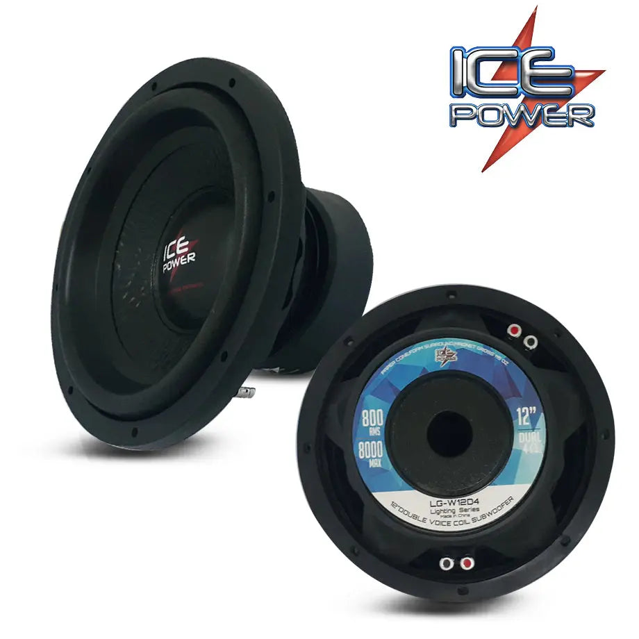 Ice Power 12 Inch DVC  Lightning Series Subwoofer (8000W) Max Motorsport