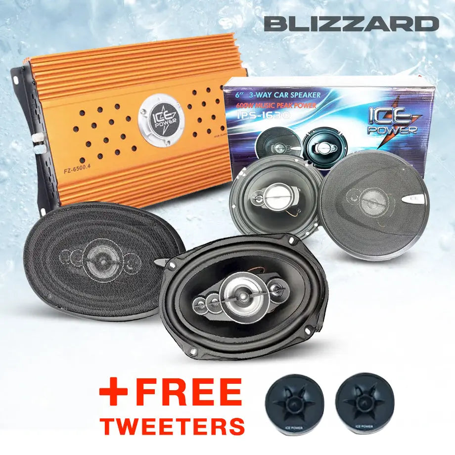 Ice Power Blizzard Audio Combo Max Motorsport