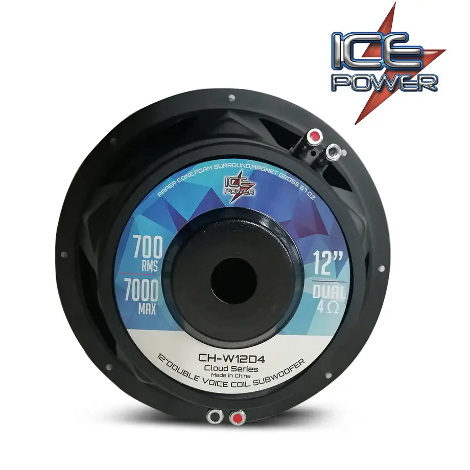 Ice Power CH-W12D4 12 Inch Cloud Series DVC Subwoofer (7000W