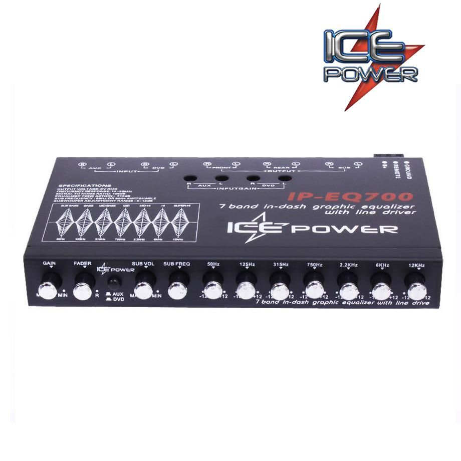 Ice Power IP-EQ700 7 Band Equalizer Max Motorsport