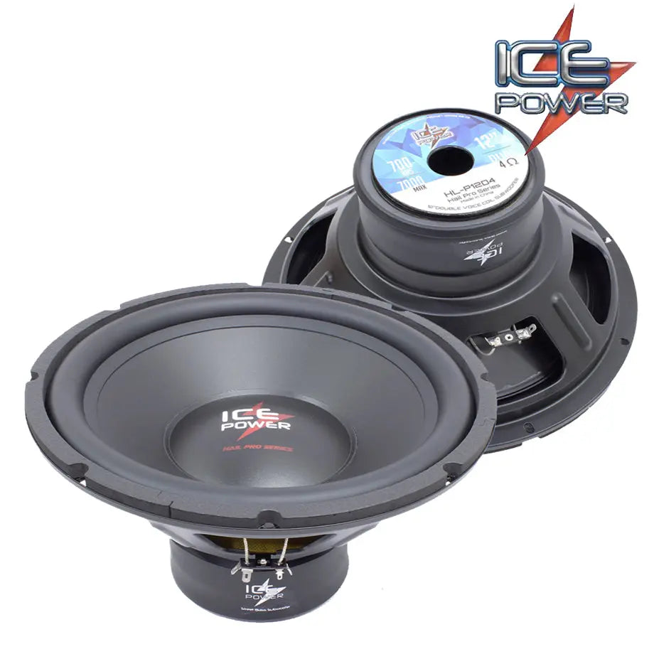 Ice Power IP-HL-P12D4 12 Hail Series DVC D4 Subwoofer (7000W) Max Motorsport