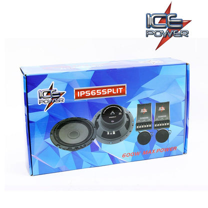 Ice Power IPS-65SPLIT 6.5" 600w Component Split System Max Motorsport