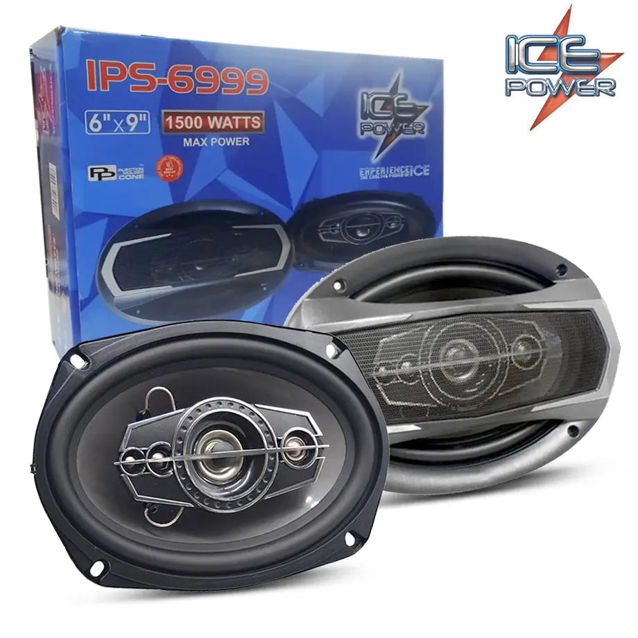 Ice Power IPS-6999 5-Way 6x9 Speakers (1500W) ICE POWER