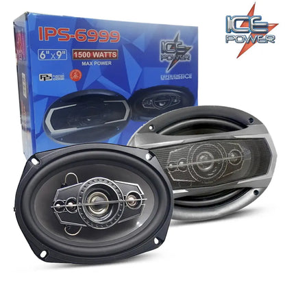Ice Power IPS-6999 5-Way 6x9 Speakers (1500W) ICE POWER