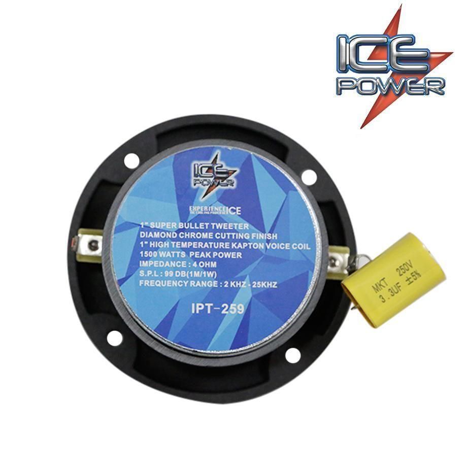 Ice Power IPT-259 Bullet Tweeter (1500W) Max Motorsport