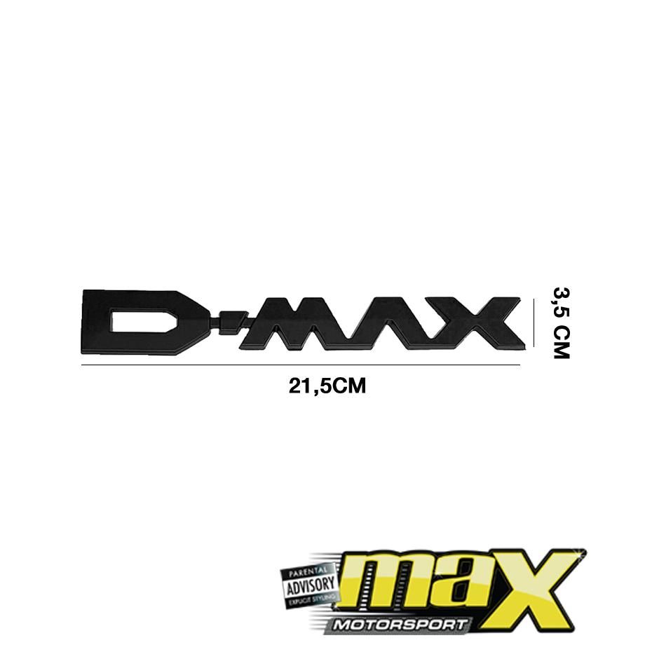 Isuzu D-Max Emblem Badge Max Motorsport
