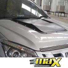 Load image into Gallery viewer, Isuzu D-max (12-16) V2 Style Matte Black Plastic Bonnet Scoop With Studs maxmotorsports
