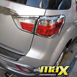Isuzu Mu-X Chrome Taillight Surrounds (2018-On) maxmotorsports