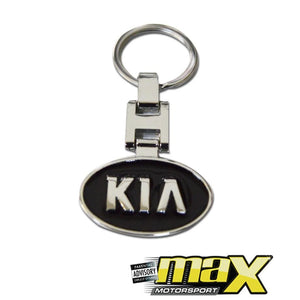 KIA Branded Chrome Key Ring maxmotorsports