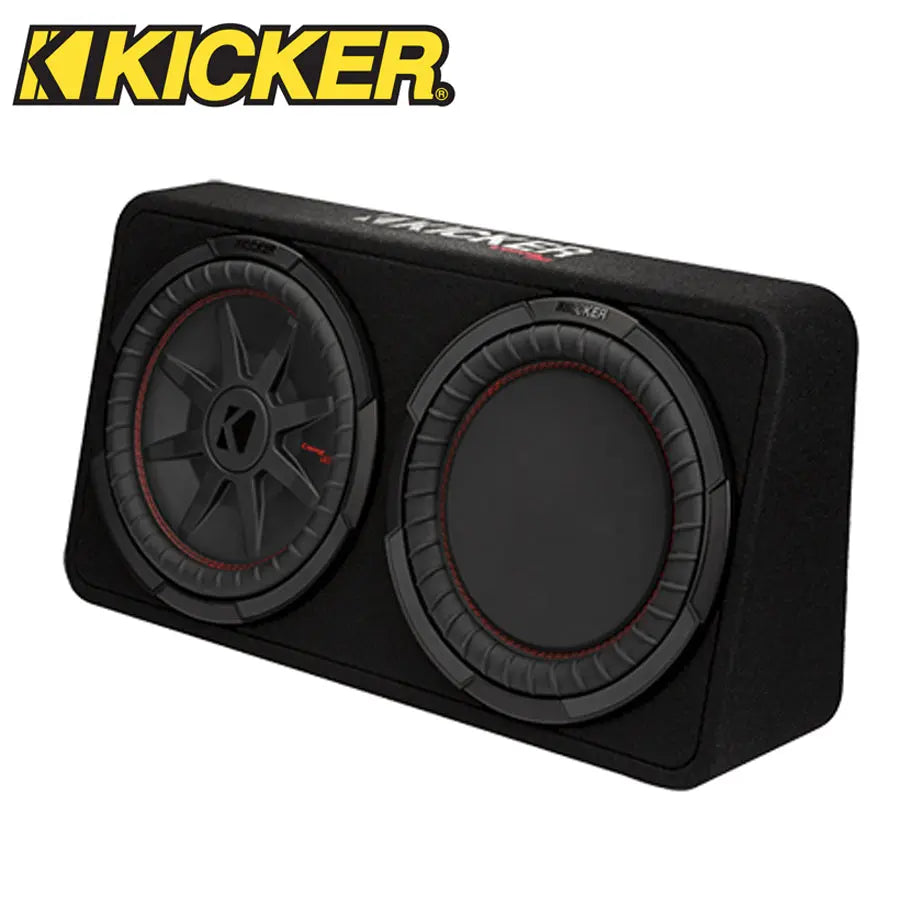 Kicker Comp RT Series Single 10 Sealed Subwoofer Enclosure w/ Reflex Kicker Comp RT Series Single 10 Sealed Subwoofer Enclosure w/ Reflex