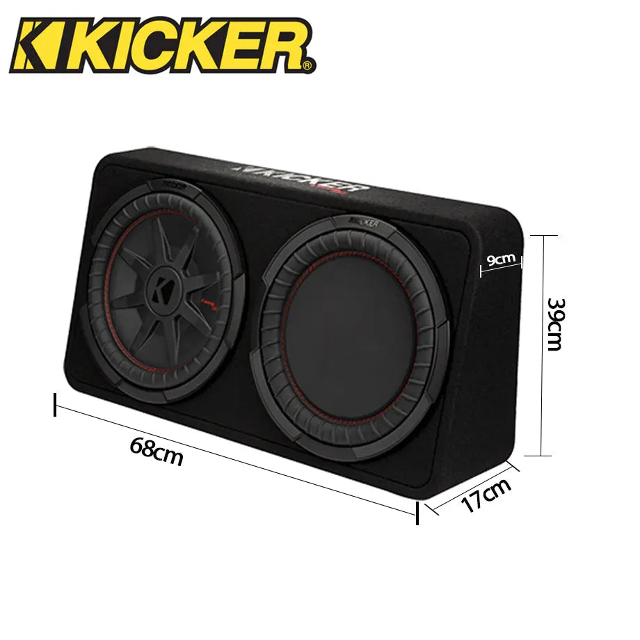 Kicker Comp RT Series 12" Slim Loaded Subwoofer Enclosure (1000W) Kicker Audio