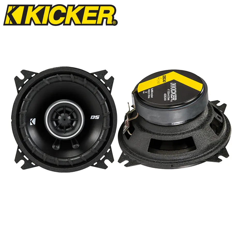 Kicker DS Series 4" Coaxial Speaker (120W) Max Motorsport