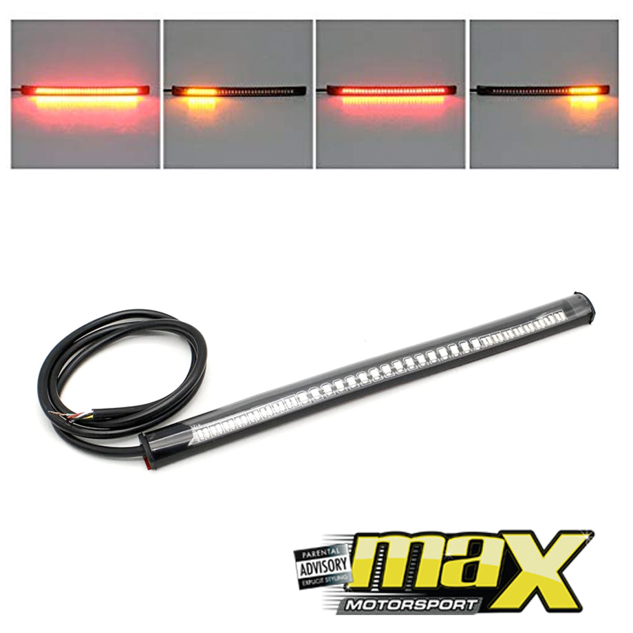Universal Dual Function Flexi LED Brake Light Strip With Indicator Fun ...