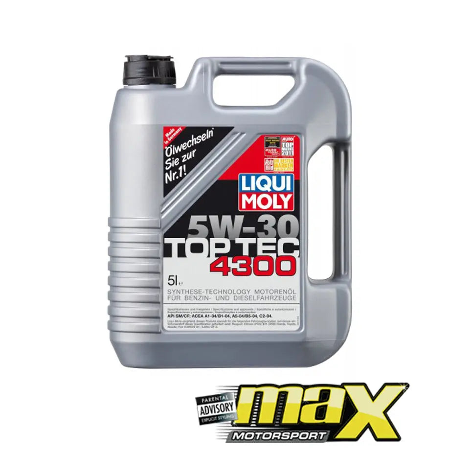 Liqui Moly - Top Tec 4300 5W-30 Engine Oil (5L) Liqui Moly