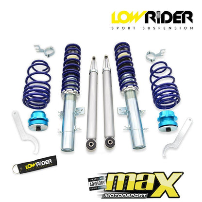 Lowrider Coilover Kit (Height Adjustable) - Audi A1 (10-19) Lowrider Sport Suspension