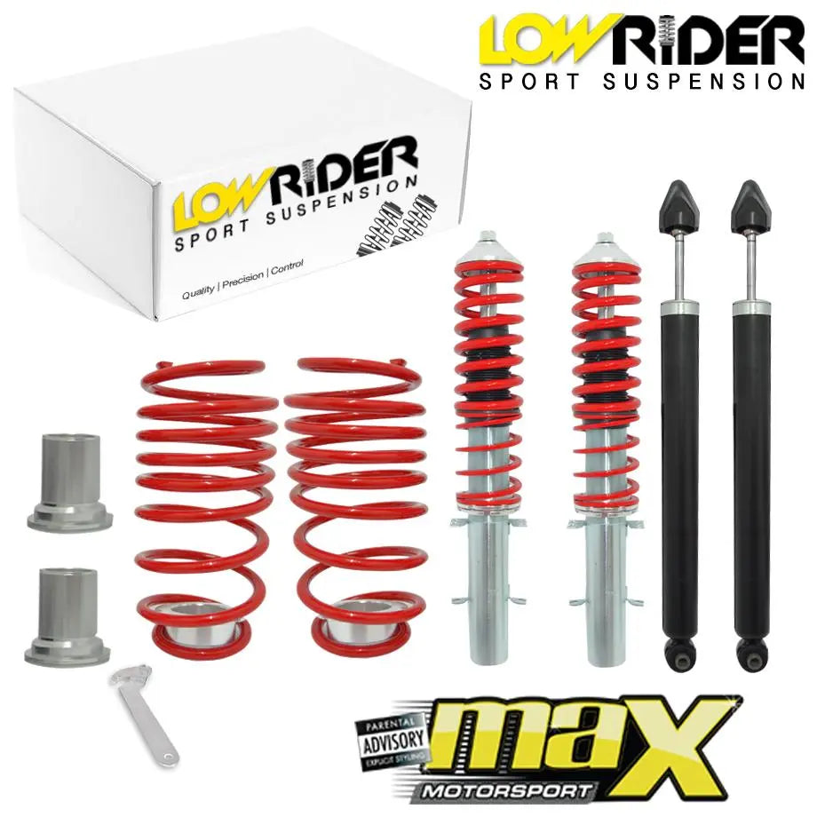 Lowrider Coilover Kit (Height Adjustable) - Toyota E12 Run-X Lowrider Sport Suspension