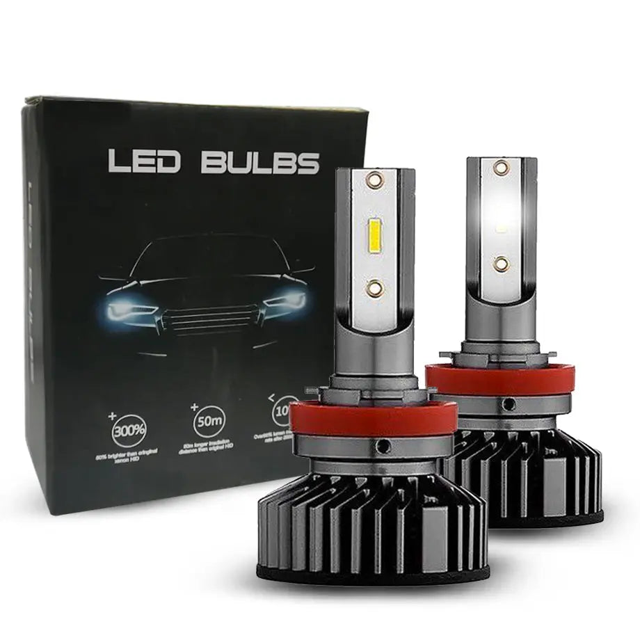 Turbo LED Canbus Headlight Bulb Kit - H11 – Max Motorsport