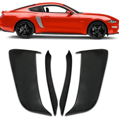 MP Concepts - Mustang (15-On) GT350 Style Rear Fender Vents (4-Piece) MP Concepts