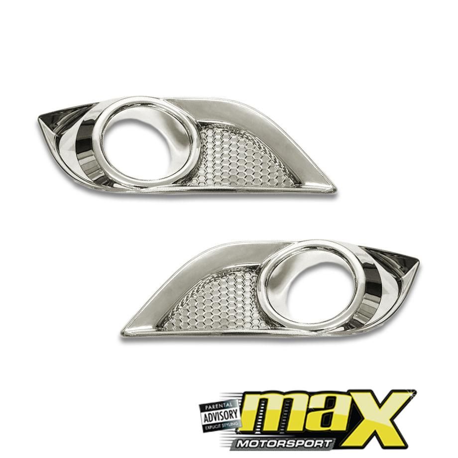 Mazda BT-50 (12-On) Chrome Fog Lamp Surrounds maxmotorsports