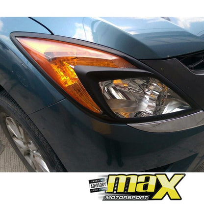 Mazda BT-50 (12-On) Matte Black Headlight Surrounds maxmotorsports