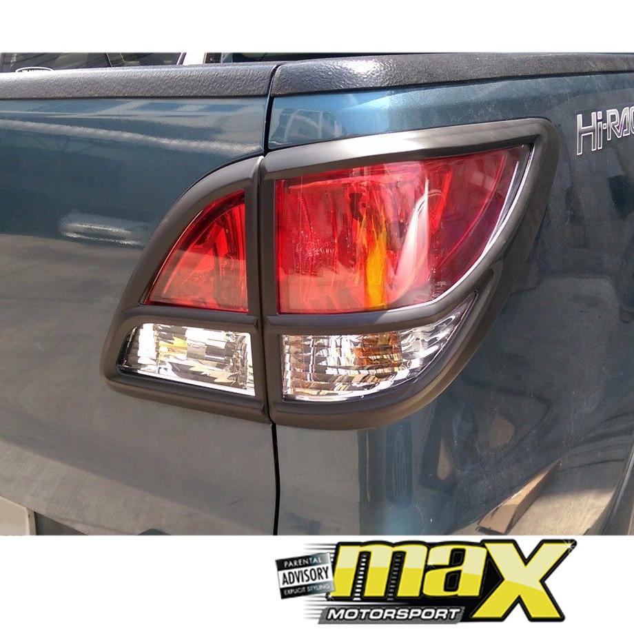 Mazda BT-50 (12-On) Matte Black Taillight Surrounds maxmotorsports