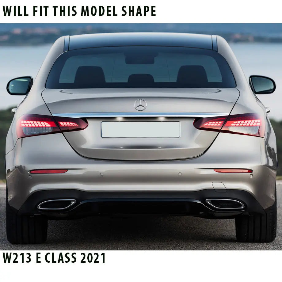 Merc E-Class (W213) Gloss Black M4 Style Boot Spoiler (21-On) maxmotorsports