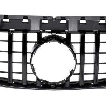 Merc W117 GTR Panamericana Style Gloss Black Upgrade Grille (14-18) maxmotorsports