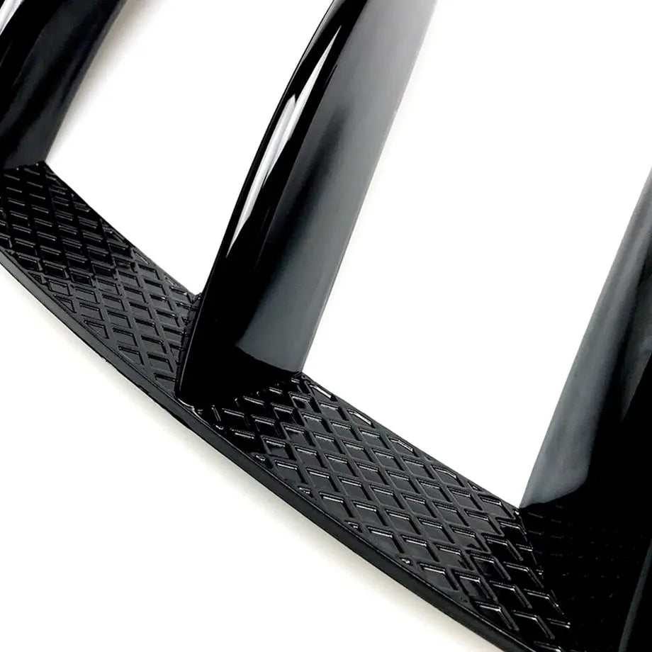 Merc W176 A-Class Gloss Black Aero Style Rear Bumper Canards maxmotorsports