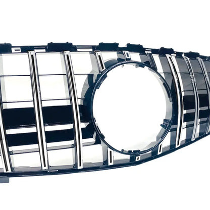 Merc W176 GTR Panamericana Style Gloss Black Upgrade Grille (16-18) maxmotorsports