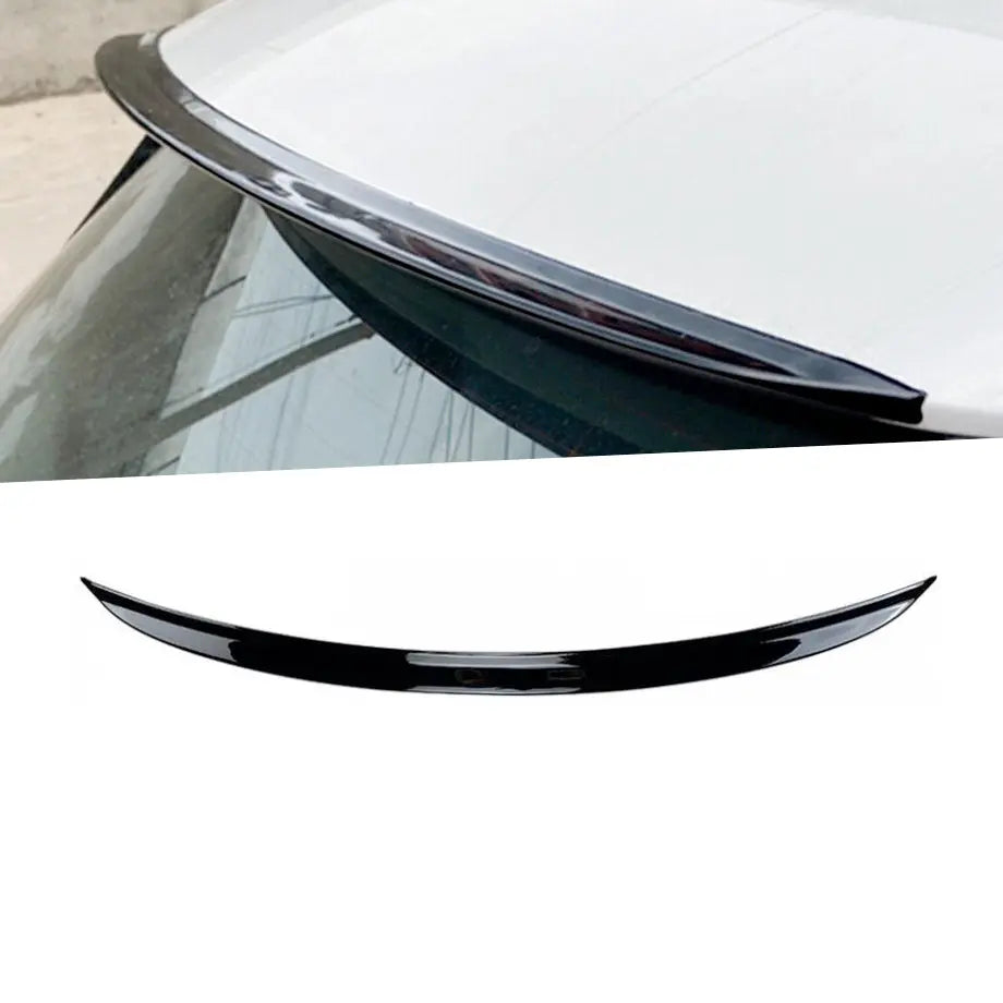 Merc W177 (19-On) Gloss Black Plastic Roof Spoiler Extension maxmotorsports