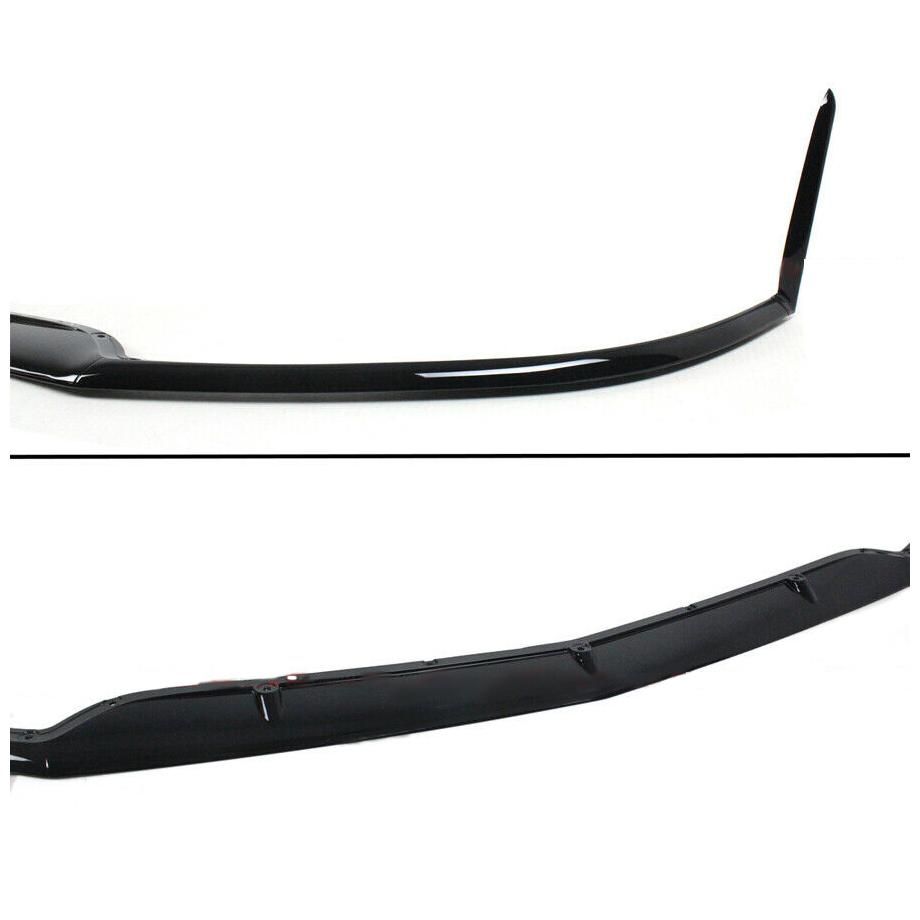 Merc W205 / C205 Gloss Black 5-Piece Front Lip Spoiler (2018-On) maxmotorsports