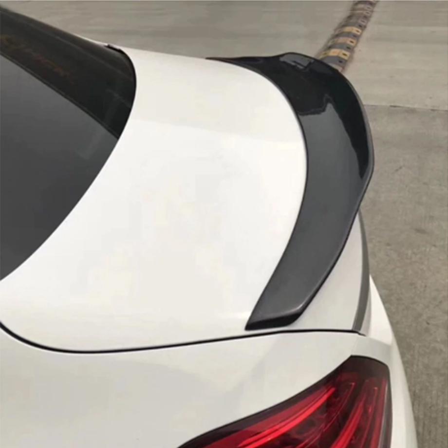 Merc W205 / C205 PSM Style Gloss Black Plastic Boot Spoiler (19-On) maxmotorsports