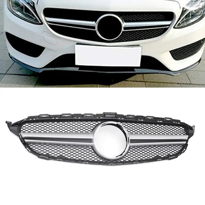 Merc W205 AMG Style Upgrade Grille (14-18) maxmotorsports