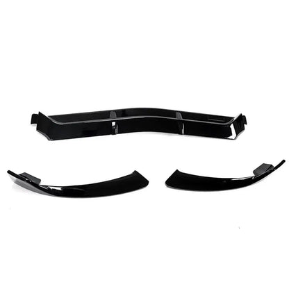 Merc W205 C Class (15-18) 3 Piece Gloss Black Front Spoiler Max Motorsport