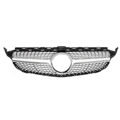 Merc W205 Diamond Style Upgrade Grille (14-18) maxmotorsports