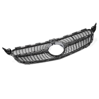 Merc W205 Diamond Style Upgrade Grille (14-18) maxmotorsports